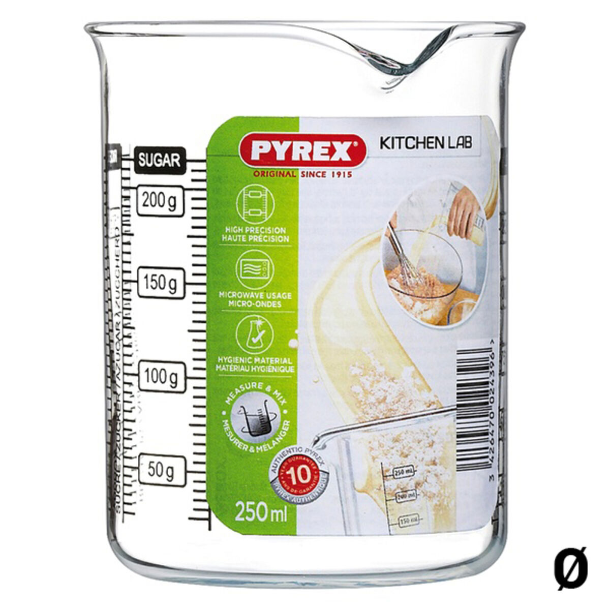 Målebæger Pyrex Kitchen Lab Glas